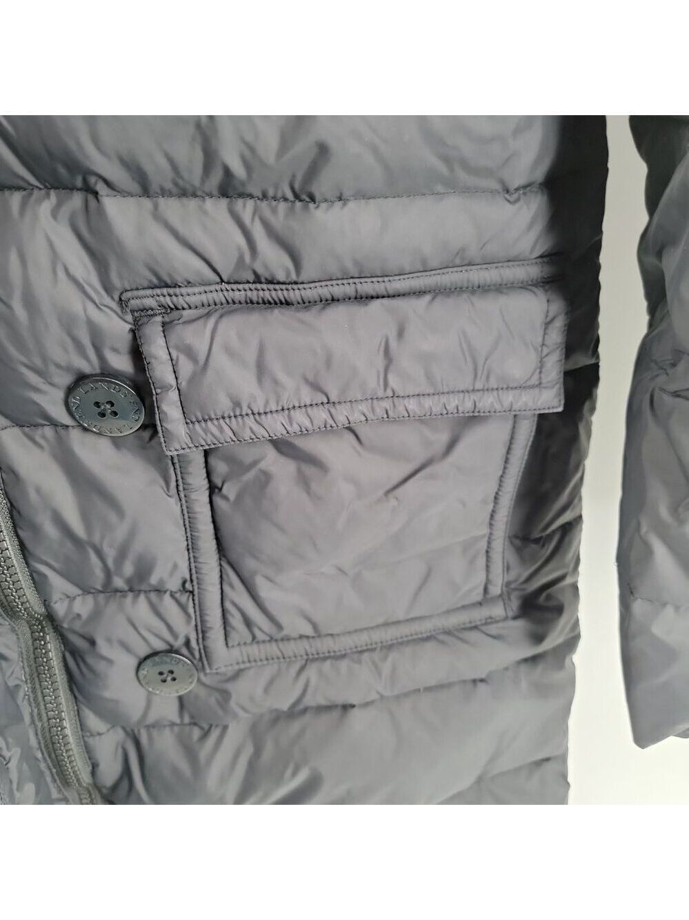 🧥 Lands’ End Women’s Goose Down Parka – Faux Fur Hood – Size M (10–12) - Picture 7 of 13
